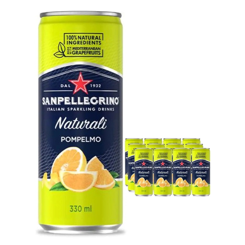 San Pellegrino Pompelmo Multipack, 12 x 330 ml