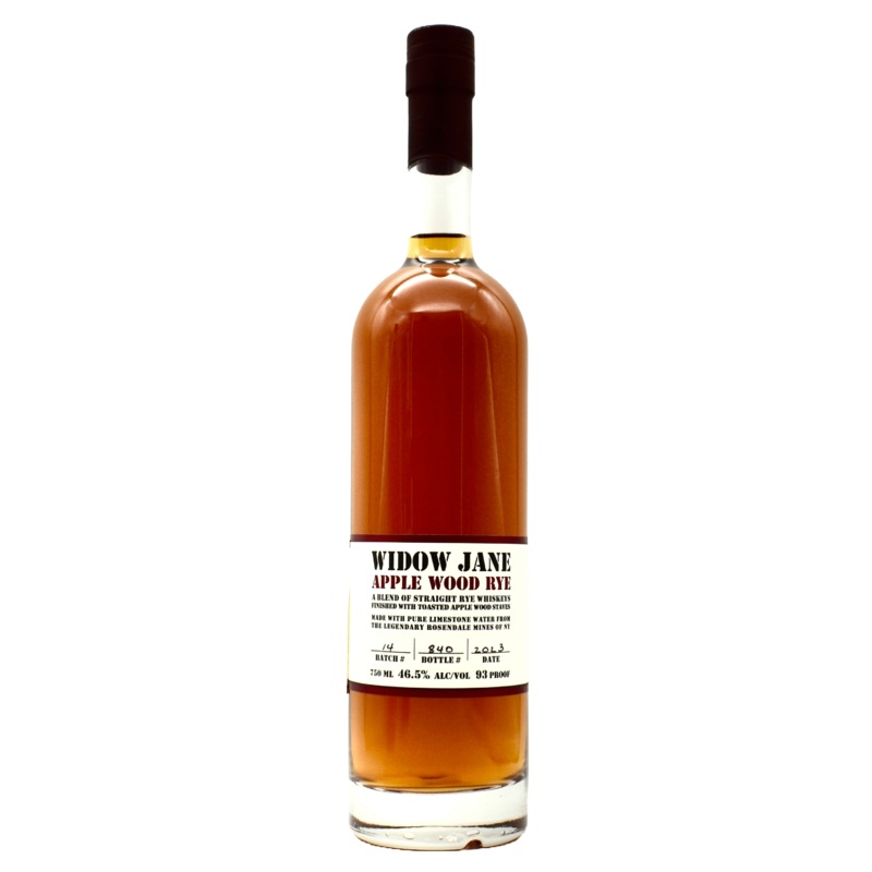 Widow Jane Rye Whiskey Apple Wood 750ml