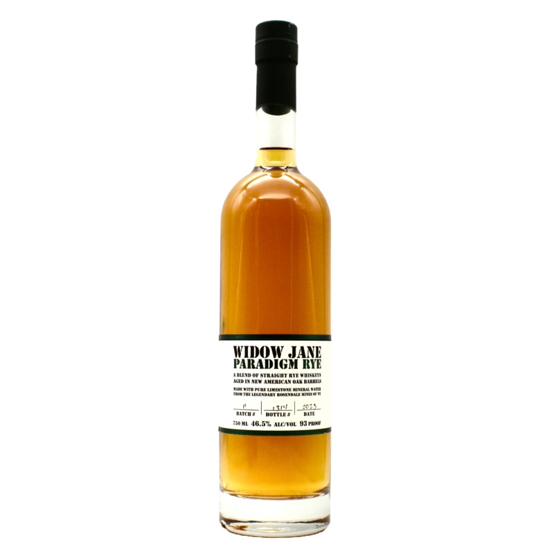 Widow Jane Rye Whiskey Paradigm 750ml