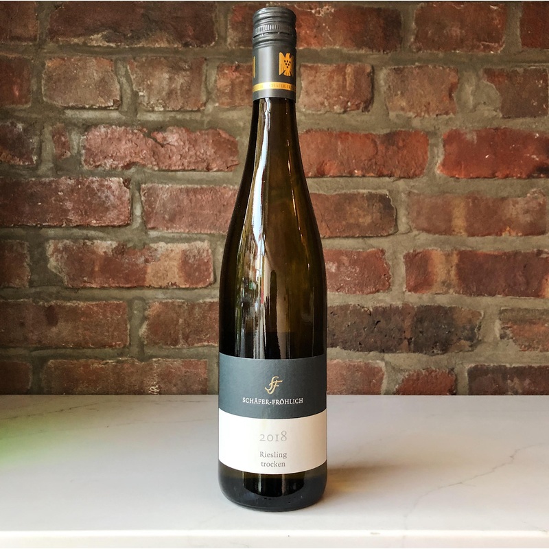 2018 Schafer-Frohlich Riesling Trocken Nahe, German