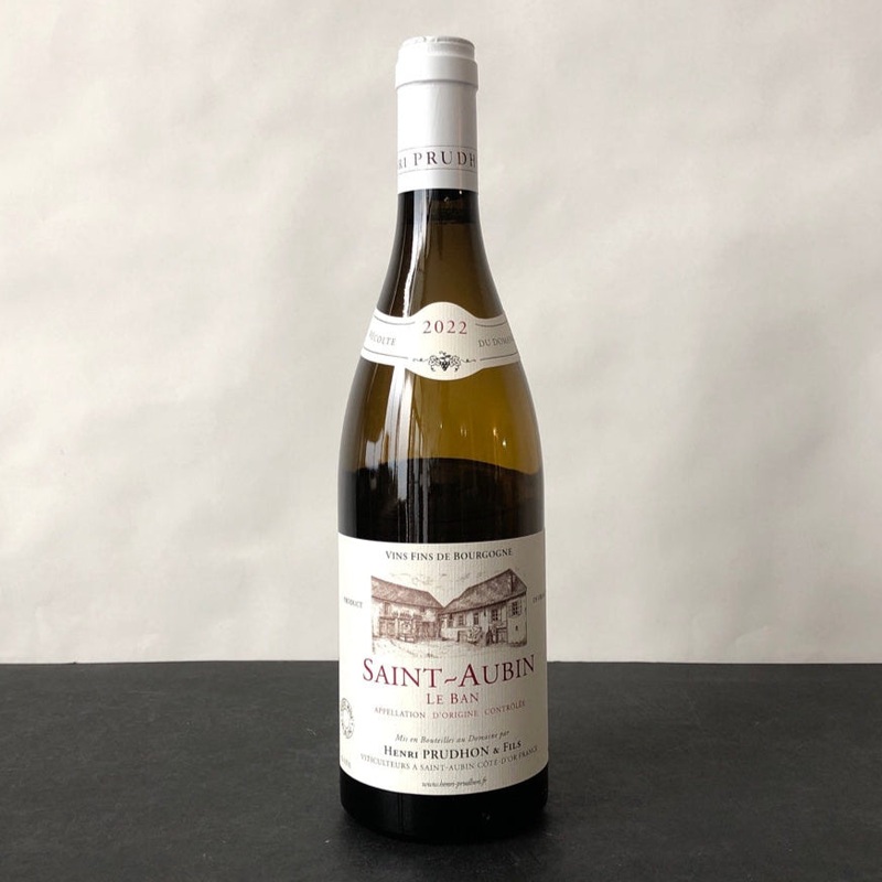 2022 Henri Prudhon Saint-Aubin Blanc "Le Ban" Cote de Beaune, France