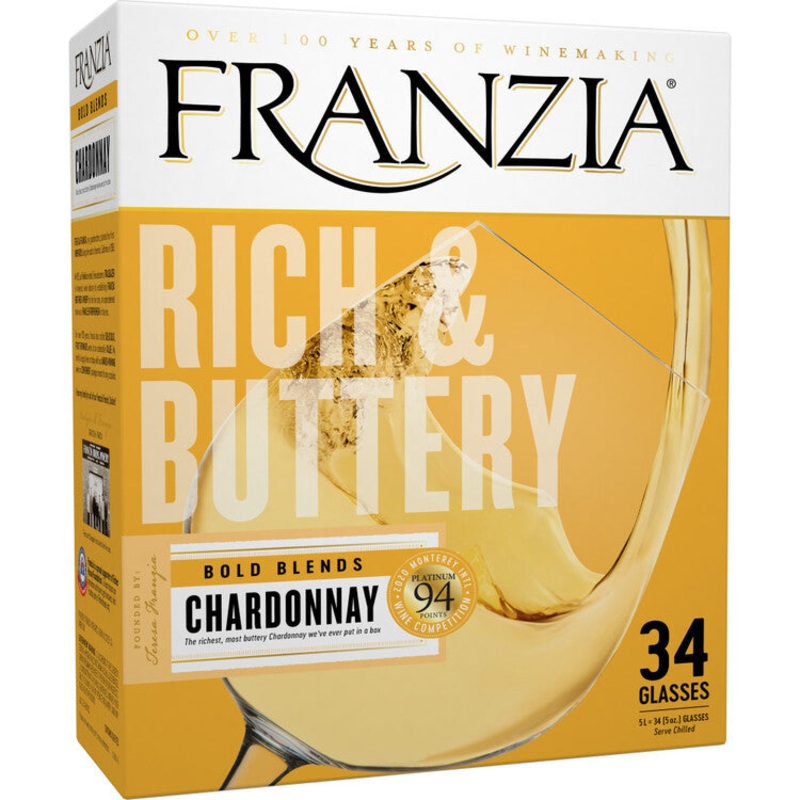 FRANZIA CHARDONNAY RICH & BUTTERY
