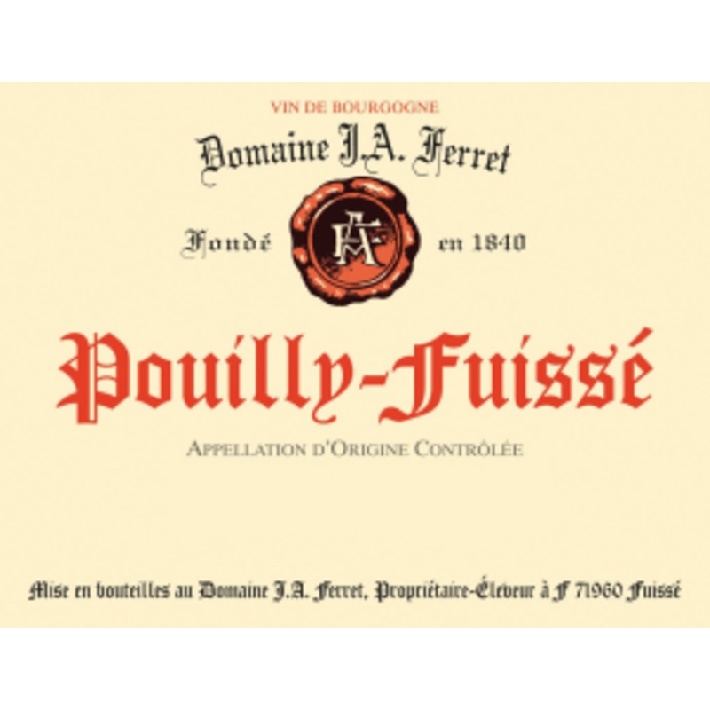 Domaine Ferret 2020 Pouilly Fuisse
