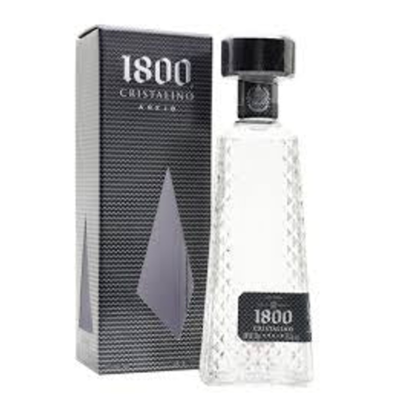 1800 Cristalino Tequila 35% abv 70cl