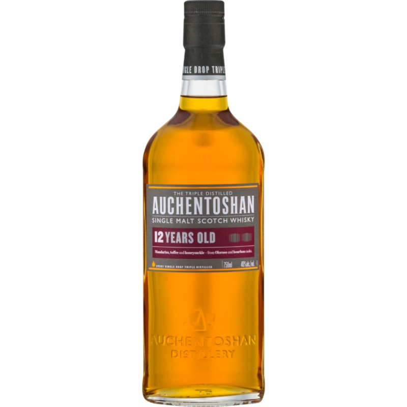 AUCHENTOSHAN SINGLE MALT SCOTCH 12 YR 80 750ML