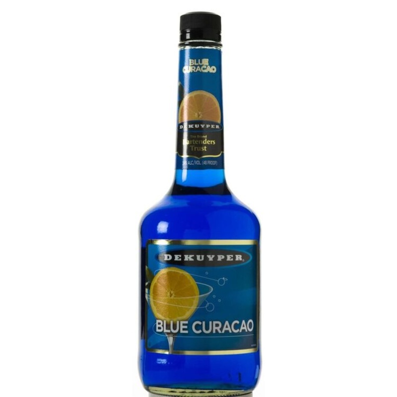 DEKUYPER CURACAO BLUE 48 750ML