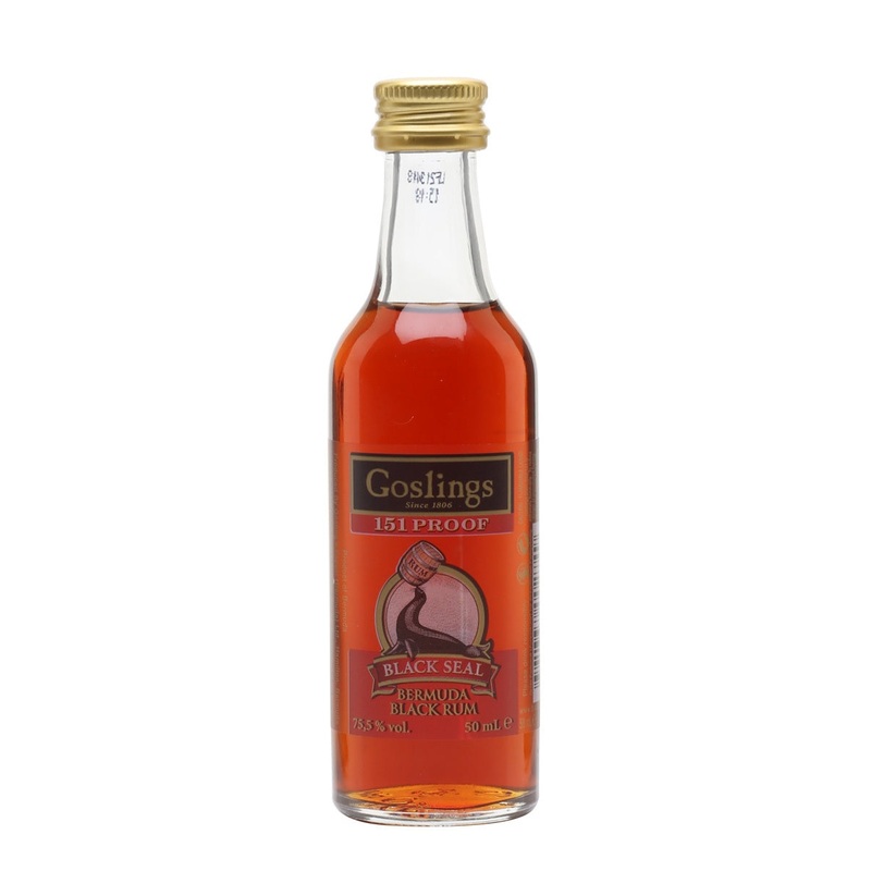 Gosling 151 Rum Miniature 75.5% abv 5cl