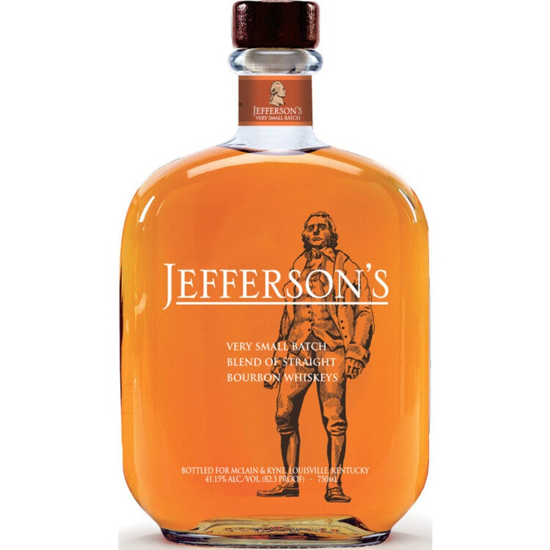 JEFFERSON'S STRAIGHT BOURBON 82.3 750ML