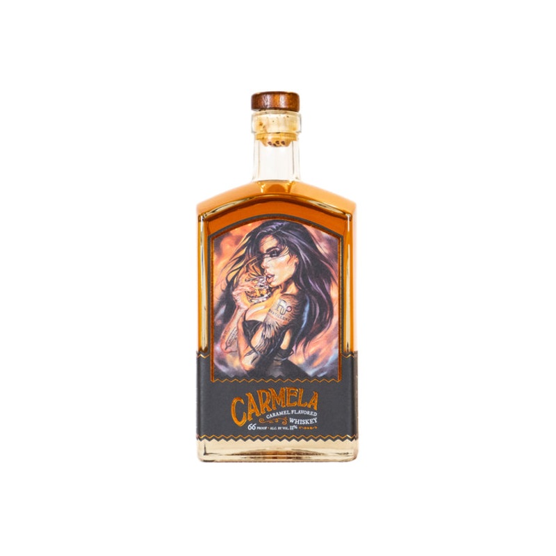 R6 Distillery Caramel Flavored Whiskey Carmela 66 750ML