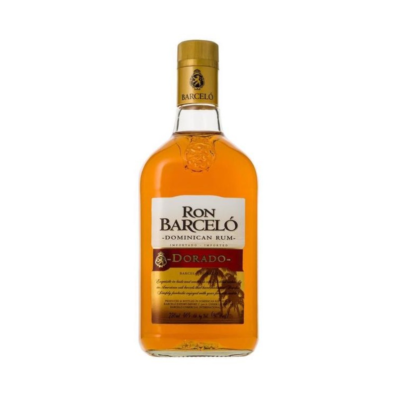 RON BARCELO GOLD RUM DORADO 80 750ML