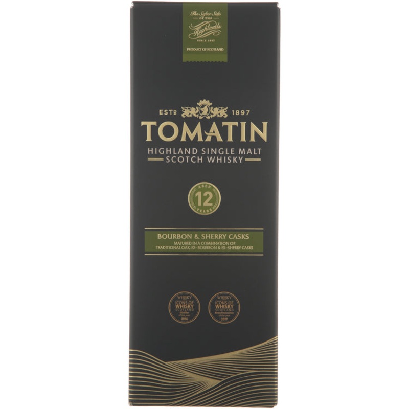 TOMATIN SINGLE MALT SCOTCH 12 YR 86 750ML