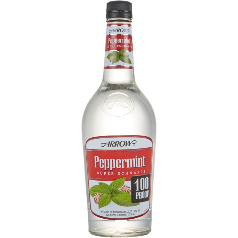 ARROW PEPPERMINT SCHNAPPS SUPER PEPPERMINT 100 750ML