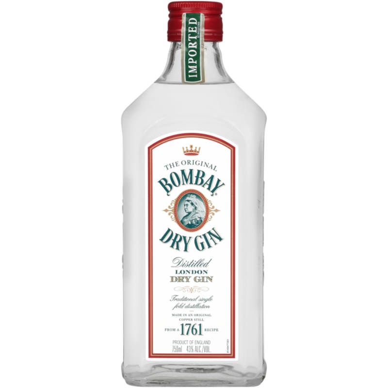BOMBAY LONDON DRY GIN 86 750ML