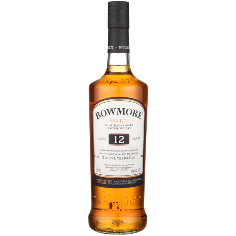 BOWMORE SINGLE MALT SCOTCH 12 YR 80 750ML