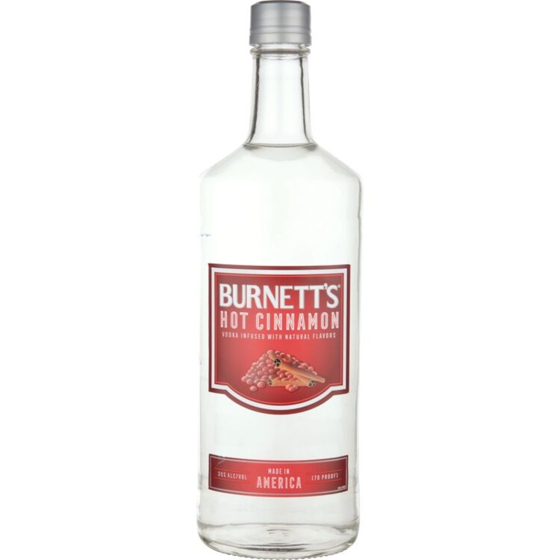 BURNETT'S HOT CINNAMON FLAVORED VODKA 70 750ML