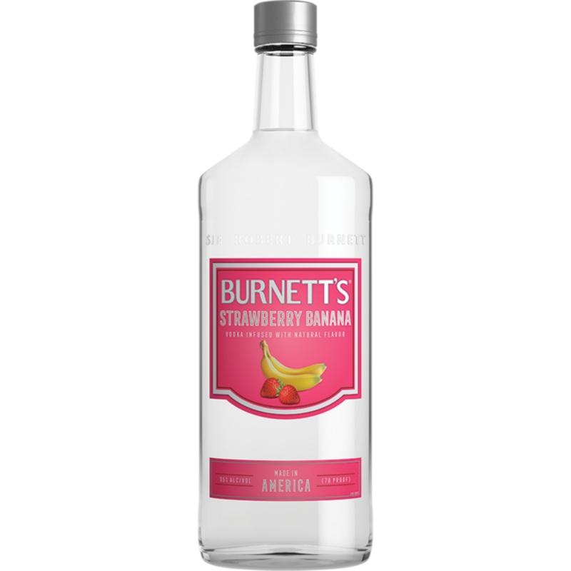 BURNETT'S STRAWBERRY BANANA FLAVORED VODKA 70 750ML