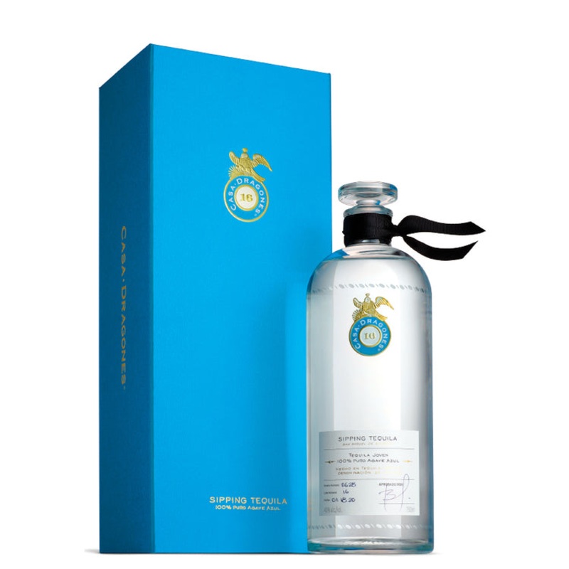 CASA DRAGONES TEQUILA JOVEN 80 W/ GIFT BOX 750ML