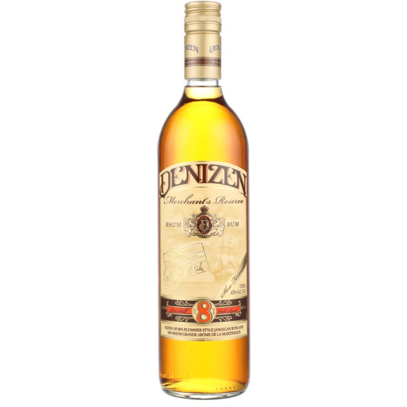 DENIZEN AGED RUM MERCHANT'S RESERVE 8 YR 86 750ML