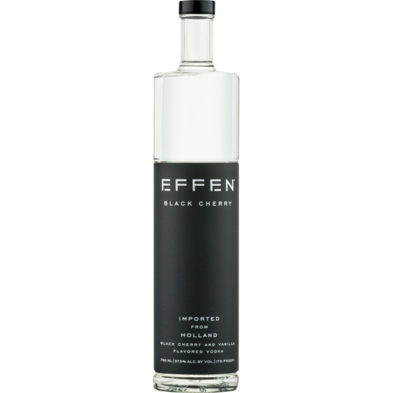 EFFEN BLACK CHERRY FLAVORED VODKA 75 750ML