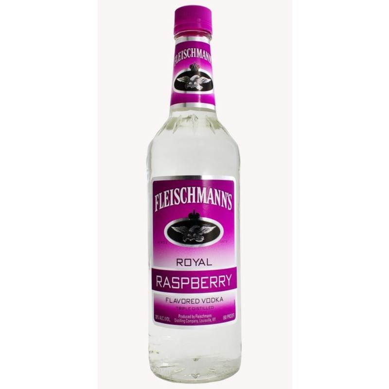 FLEISCHMANN'S RASPBERRY FLAVORED VODKA 60 750ML