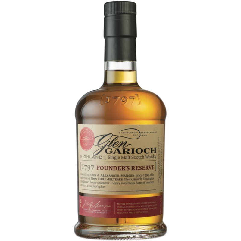 GLEN GARIOCH SINGLE MALT SCOTCH 1797 FOUNDER'S RESERVE 96 750ML