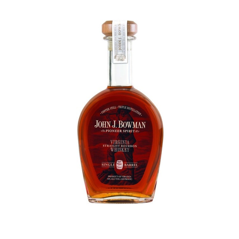 JOHN J. BOWMAN STRAIGHT BOURBON SINGLE BARREL 100 750ML