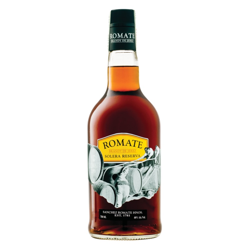 ROMATE BRANDY DE JEREZ SOLERA RESERVA 80 750ML