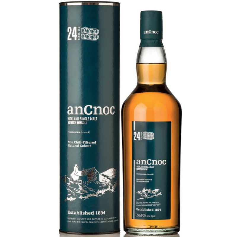 ANCNOC SINGLE MALT SCOTCH 24 YR 92 750ML