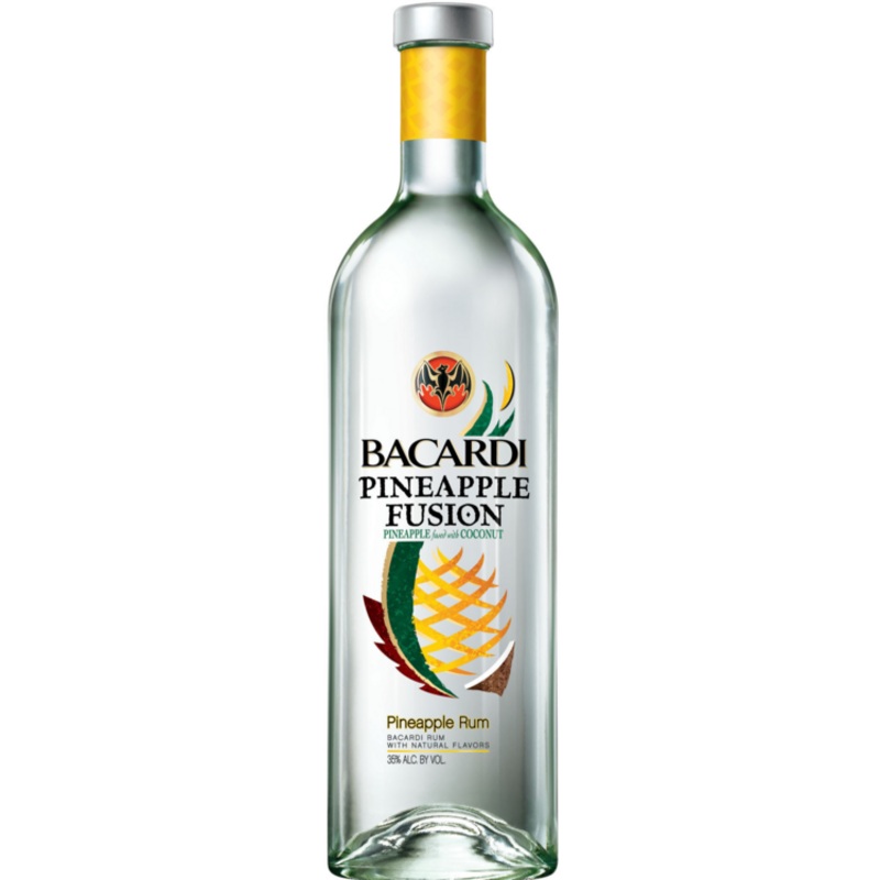 BACARDI PINEAPPLE FLAVORED RUM 70 750ML