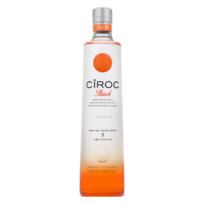 CIROC PEACH FLAVORED VODKA 70 750ML
