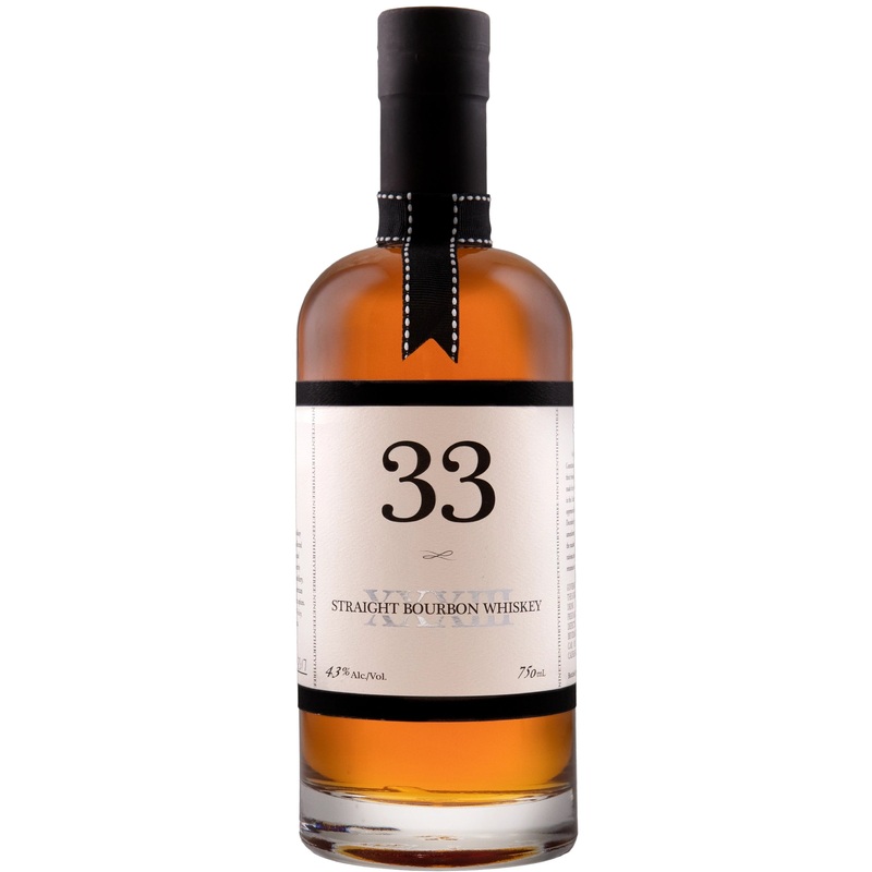 CUTLER'S ARTISAN SPIRITS STRAIGHT BOURBON 33 86 750ML