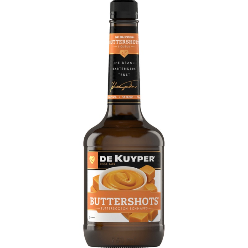 DEKUYPER BUTTERSCOTCH SCHNAPPS BUTTERSHOTS 30 750ML