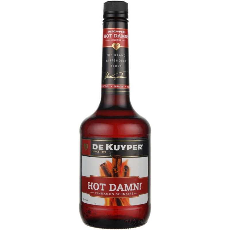 DEKUYPER CINNAMON SCHNAPPS HOT DAMN! 100 750ML