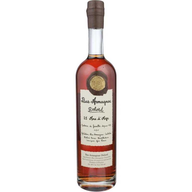 DELORD BAS ARMAGNAC 25 ANS D'AGE 25 YR 80 750ML