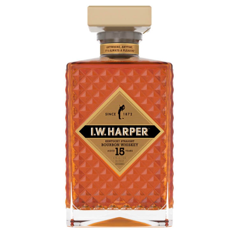 I.W. HARPER STRAIGHT BOURBON 15 YR 86 750ML