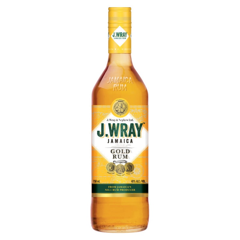 J. WRAY GOLD RUM 80 750ML