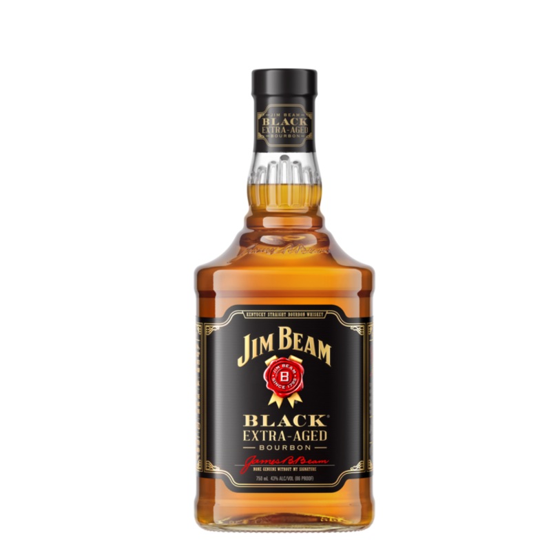 JIM BEAM STRAIGHT BOURBON BLACK EXTRA AGED 86 750ML