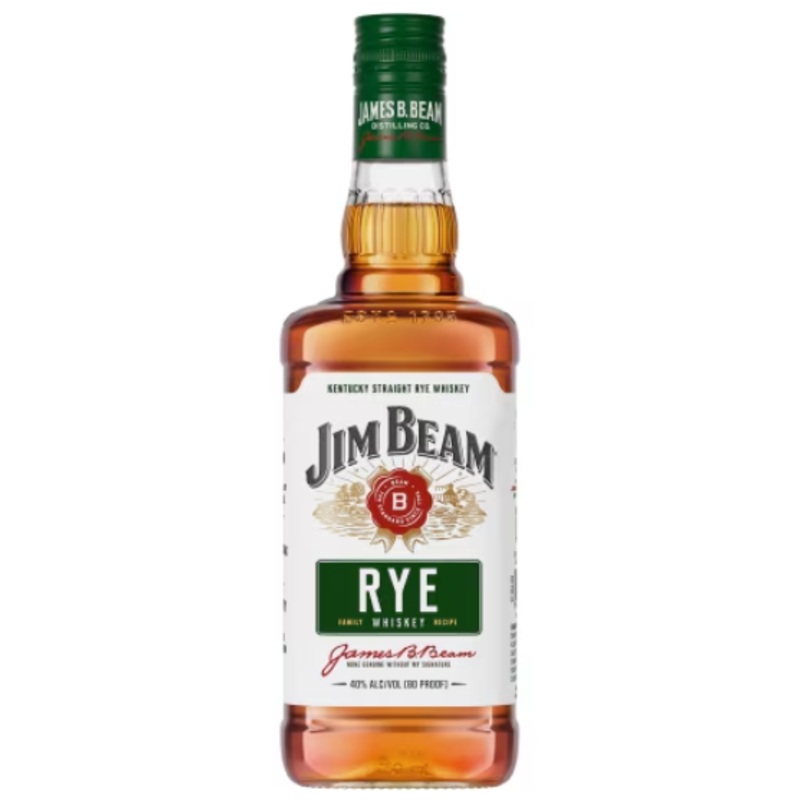 JIM BEAM STRAIGHT RYE WHISKEY PRE PROHIBITION STYLE RYE 90 750ML