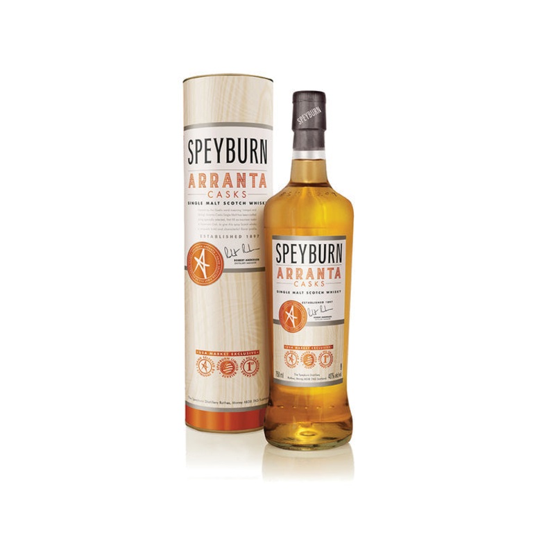 SPEYBURN SINGLE MALT SCOTCH ARRANTA CASKS 92 750ML
