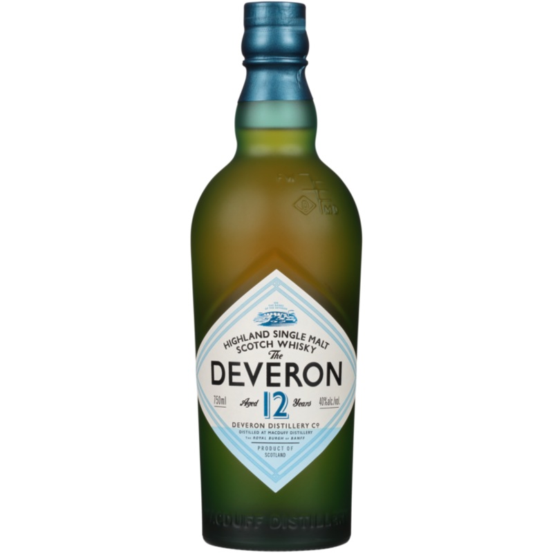 THE DEVERON SINGLE MALT SCOTCH 12 YR 80 750ML