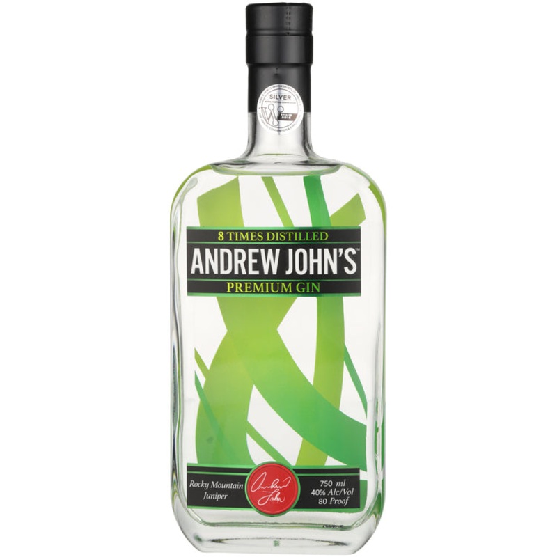 ANDREW JOHN'S PREMIUM GIN 80 750ML