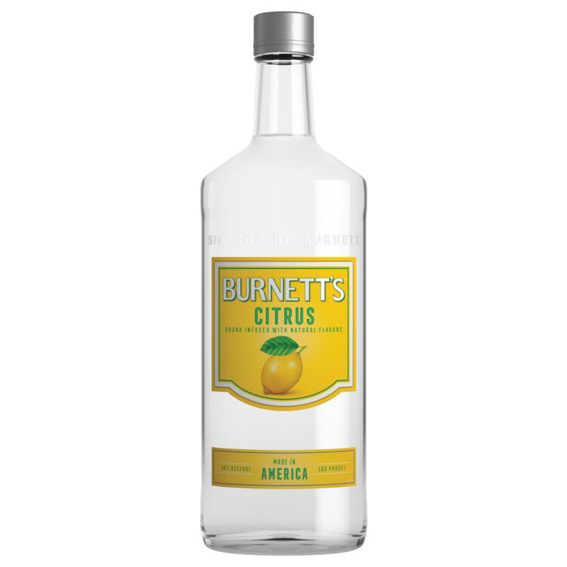 BURNETT'S CITRUS FLAVORED VODKA 60 750ML