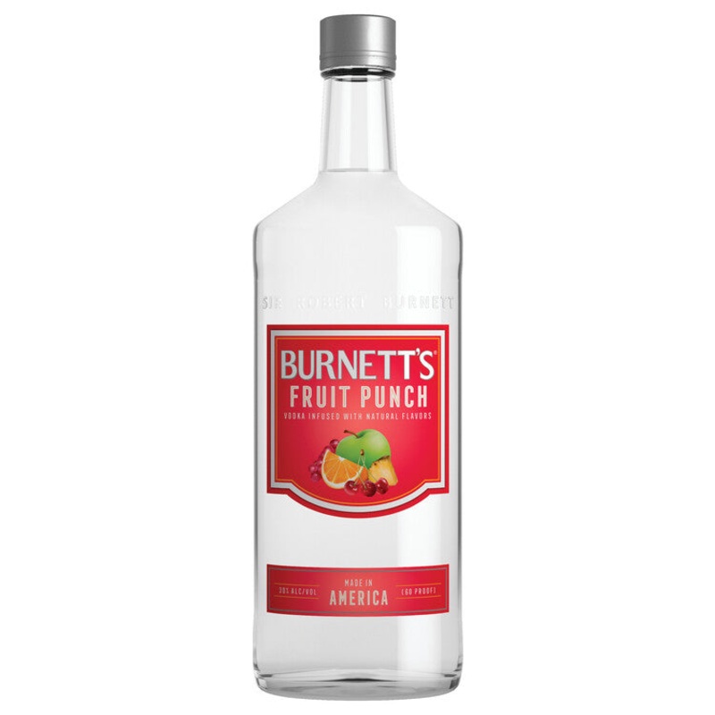 BURNETT'S FRUIT PUNCH FLAVORED VODKA 60 750ML