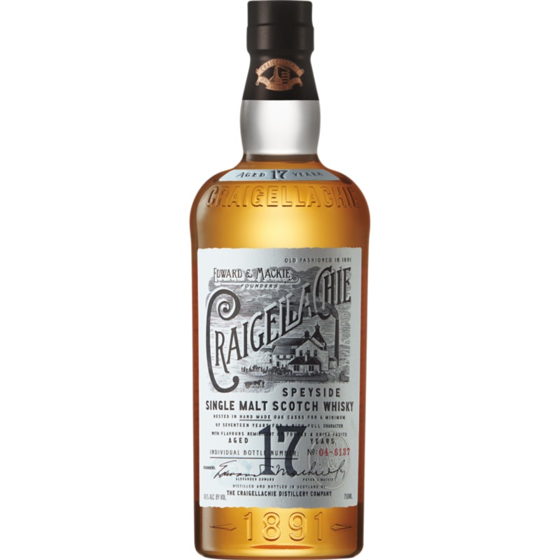 CRAIGELLACHIE SINGLE MALT SCOTCH 17 YR 92 750ML