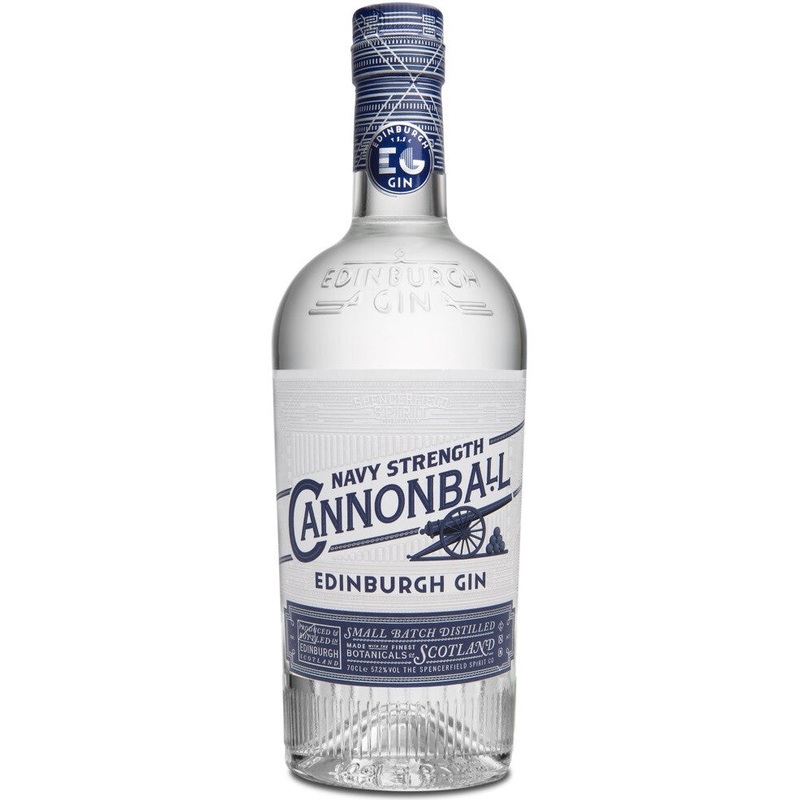 Edinburgh Dry Gin Cannonball Navy Strength 114.4 750ML