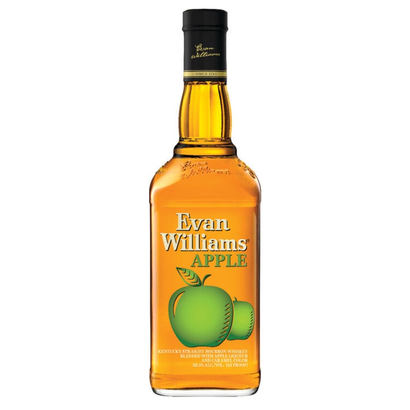 EVAN WILLIAMS APPLE WHISKEY LIQUEUR 65 750ML