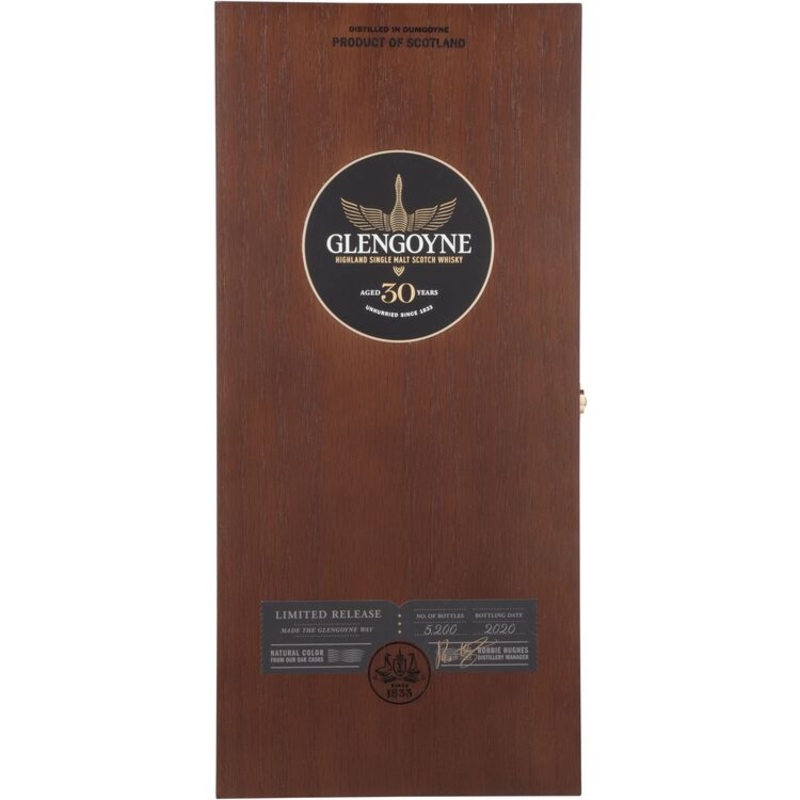 GLENGOYNE SINGLE MALT SCOTCH LIMITED RELEASE 30 YR 93.6 WOOD BOX 750ML