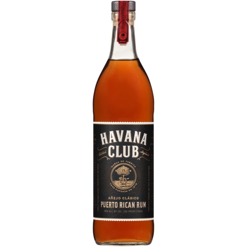 HAVANA CLUB AGED RUM ANEJO CLASICO 80 750ML