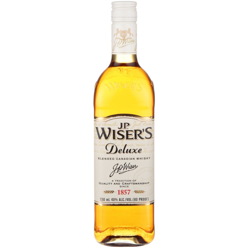 J.P. WISER'S CANADIAN WHISKY DELUXE 10 YR 80 750ML