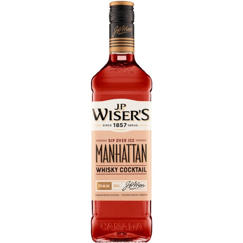 J.P. WISER'S MANHATTAN WHISKY COCKTAIL 70 750ML